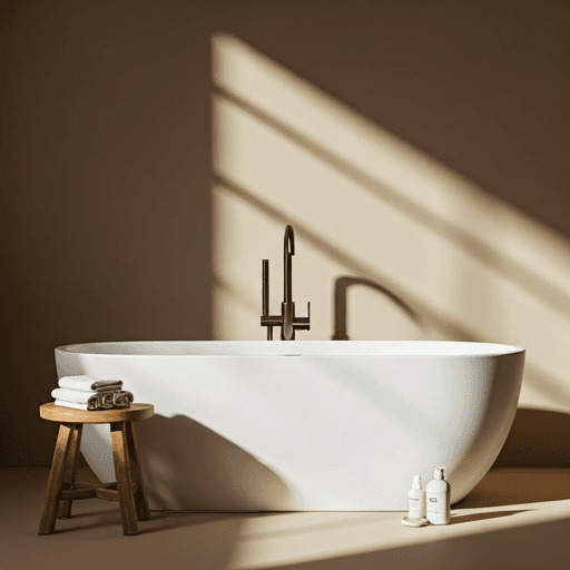 Serene Sunday skincare ritual with candles and beauty products